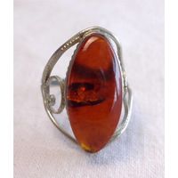 Янтарь Кольцо с янтарём 17-18 Натуральный янтарь