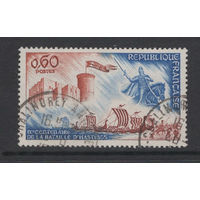 Франция 1966 Война  900 лет битвы при Гастингсе Замок Фалез (Mi#1549)