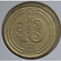 Турция 10 курушей 2009 год