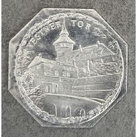 Германия Нюрнберг нотгельд 20 пфеннигов 1920 год . Кестнерским ворота. трамвайный жетон