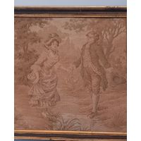 Гобелен картина старинная Европа