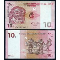 Конго 10 Сантим 1997 год, UNC