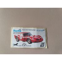Наклейка Turbo Le Mans Турбо Ле-Ман  номер 58