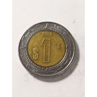 Мексика 1 песо 2006