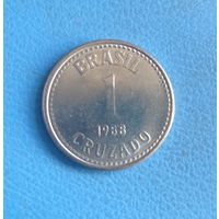 Бразилия 1 крузадо 1988 год