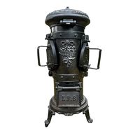 Старинная чугунная печь