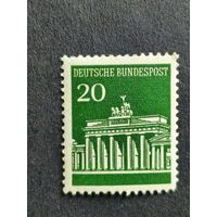 Германия 1966. Бранденбургские ворота, Берлин.