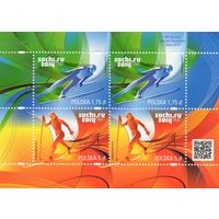 Польша 2014. Олимпиада Сочи. Mi 4658-9. Малый лист