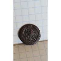 С 1 рубля ! Монета Полушка 1768 год Екатерина ll