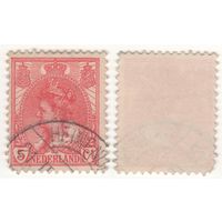 Нидерланды (Mi) NL 54 5 цент 1899-1935 год Queen Wilhelmina - (1880-1962) (2) (m35)