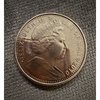 Монета. 1 крона Острова Мэн выпущенная в честь летних Олимпийских игр 2012 года в Лондоне