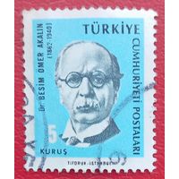 Турция, 1966 г., доктор Бесим Омер Акалын