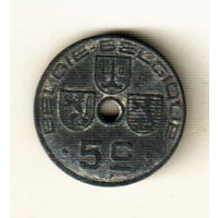 Бельгия 5 сантим 1942