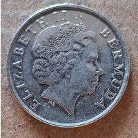 Бермуды 25 центов, 2005 г., КМ# 110