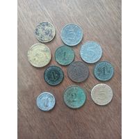 Пфенниги сборный лот