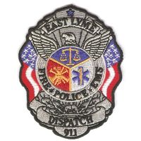 Нагрудный знак диспетчера службы спасения (911) города Ист-Лайм,округ Нью-Лондон, штат Коннектикут, США