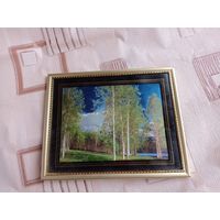 Картина, картинка перламутровая, блестящая