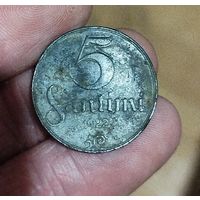 5 сантимов 1922