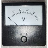 Вольтметр 60Х60 мм.