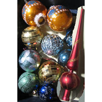 Елочные шары 70 штук