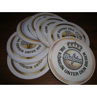 Бирдекли. Пивные подставки. Warsteiner. Без повторов. 15 штук. Одним лотом