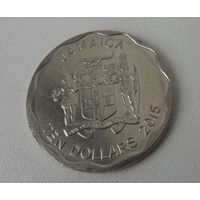 10 долларов Ямайка 2015 г.в. KM# 190