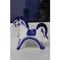 Статуэтка Гжель. Талисманы года "Лошадь"
