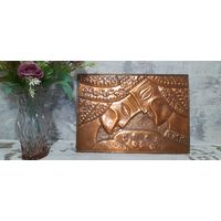 Чеканка на медном листе, 70-х. СССР.