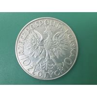 Польша 10 злотых 1932 Ядвига