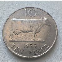 Гернси 10 Пенсов, 1979  5-9-17