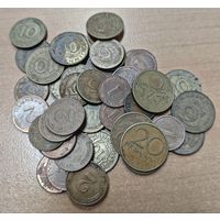 Пфенинги послевоенной Германии. 43 шт
