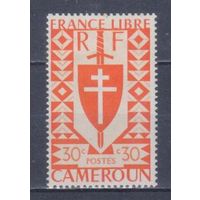 [2201] Французские колонии. Камерун 1942. Свободная Франция.30с. МН