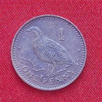 Гибралтар 1 пенни 1996 г.
