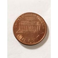 США 1 цент 1995 D