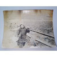 Старое фото в деревне