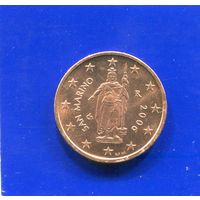Сан Марино 2 евроцента 2006 UNC