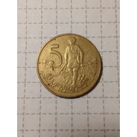 5 сантим Эфиопия  1977 год