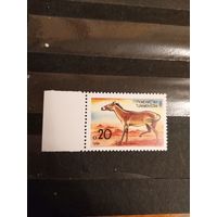 1992 Туркменистан фауна чистая клей MNH ** выпускалась одиночкой (1-6)