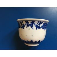 2 пиалы, бело-синий рисовый фарфор, состояние новых