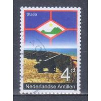 [1950] Нидерладские Антиллы 2007. Армия.Война.Пушки. Гашеная марка.