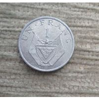 Werty71 Руанда 1 франк 1985 1 2 Блеск цветок Проса