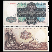 [КОПИЯ] Латвия 20 лат 1935г. образец (водяной знак)
