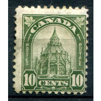 Британские колонии - Канада - 1930/31г. - библиотека парламента, 10 с - 1 марка - MH [Mi 150]. #3-WB-90-A-1