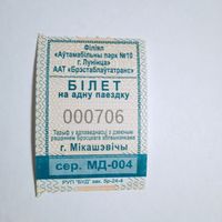 Билет на проезд 2