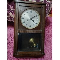 Старинные настенные механические часы с боем "стиль Модерн, Функционализм", Мауте (Mauthe)