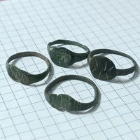 Лот " Перстни старинные с тамгой , ВКЛ " #5