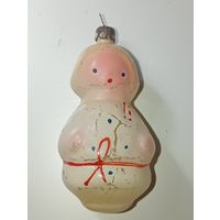 Ёлочная игрушка  -  Иванка  . СССР  . Стекло .