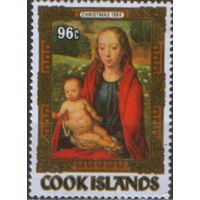 Марка из серии 1984г. Острова Кука "Рождество"