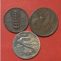 Италия 3 монеты