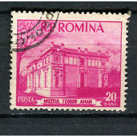 Румыния - 1955 - Музей Теодора Амана 20B - [Mi.1519] - 1 марка. Гашеная.  (Лот 48HD)-T4P16